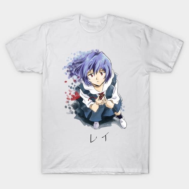 Rei Watercolor T-Shirt by OctobersArt